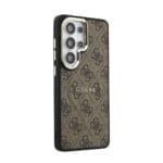 Guess PU Leather 4G Gold Frame Magnetic Brown Samsung Galaxy S26 Ultra Tok