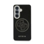 Guess PU Perforated 4G Logo Magnetic Black Samsung Galaxy S26 Tok