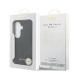 Guess PU Perforated 4G Logo Magnetic Black Samsung Galaxy S26 Tok