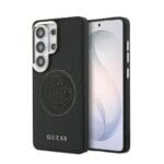 Guess PU Perforated 4G Logo Magnetic Black Samsung Galaxy S26 Ultra Tok