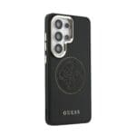 Guess PU Perforated 4G Logo Magnetic Black Samsung Galaxy S26 Ultra Tok