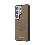 Guess PU Perforated 4G Logo Magnetic Brown Samsung Galaxy S26 Ultra Tok
