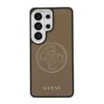 Guess PU Perforated 4G Logo Magnetic Brown Samsung Galaxy S26 Ultra Tok