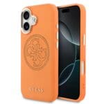 Guess PU Perforated 4G Logo MagSafe Orange iPhone 17 Tok
