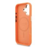 Guess PU Perforated 4G Logo MagSafe Orange iPhone 17 Tok
