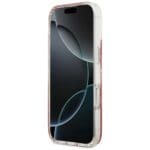 Guess Resin Bottom Glitter MagSafe Pink iPhone 17 Tok