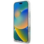 Guess Resin Flowers Glitter MagSafe turquoise iPhone 16 Pro Tok