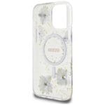 Guess Resin Flowers MagSafe Purple iPhone 16 Pro Tok