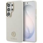 Guess Rhinestone Round Logo MagSafe Beige Samsung Galaxy S26 Ultra Tok