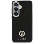 Guess Rhinestone Round Logo MagSafe Black Samsung Galaxy S26 Tok