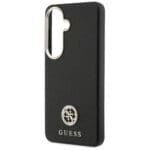 Guess Rhinestone Round Logo MagSafe Black Samsung Galaxy S26 Tok