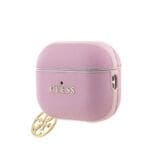 Guess Saffiano 4G Charm Pink AirPods Pro 2 Tok