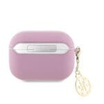 Guess Saffiano 4G Charm Pink AirPods Pro 2 Tok