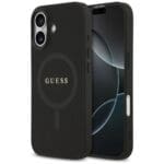 Guess Saffiano Classic Logo MagSafe Black iPhone 17 Tok