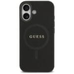 Guess Saffiano Classic Logo MagSafe Black iPhone 17 Tok