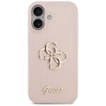 Guess Silicone Big 4G Script Pink iPhone 17 Tok