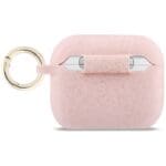 Guess Silicone Glitter Ring Pink AirPods Pro Tok