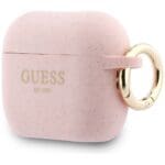 Guess Silicone Glitter Ring Pink AirPods Pro Tok