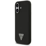 Guess Silicone Triangle Logo MagSafe Black iPhone 17 Tok