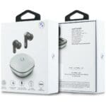 Headphones Bluetooth TWS BMW Leather Metal Logo ENC taupe