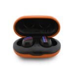 Headphones Bluetooth TWS BMW M Metal Logo ENC Orange