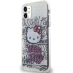 Hello Kitty HKHCN61HDGPHT White Hardcase IML Kitty On Bricks Graffiti iPhone 11/XR Tok