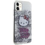Hello Kitty HKHCN61HDGPHT White Hardcase IML Kitty On Bricks Graffiti iPhone 11/XR Tok
