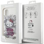 Hello Kitty HKHCN61HDGPHT White Hardcase IML Kitty On Bricks Graffiti iPhone 11/XR Tok