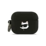 Karl Lagerfeld 3D Logo NFT Choupette Head Silicone Black AirPods Pro Tok