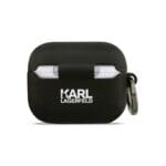 Karl Lagerfeld 3D Logo NFT Karl and Choupette Silicone Black AirPods Pro Tok
