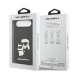 Karl Lagerfeld 3D Rubber Karl and Choupette Black iPhone 17 Air Tok