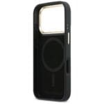 Karl Lagerfeld Croco KL Script Logo MagSafe Black iPhone 17 Pro Max Tok