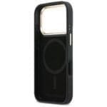 Karl Lagerfeld Croco KL Script Logo MagSafe Black iPhone 17 Pro Tok