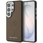 Karl Lagerfeld Embossed Ring Initials MagSafe Brown Samsung Galaxy S26 Ultra Tok