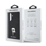 Karl Lagerfeld Fixed Glitter Metal Ikonik Black Samsung Galaxy A56 5G Tok