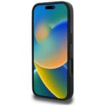 Karl Lagerfeld Grained Pattern & Logo MagSafe Black iPhone 16 Pro Tok