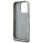 Karl Lagerfeld Grained Pattern & Logo MagSafe Grey iPhone 16 Pro Tok