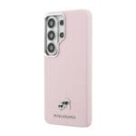 Karl Lagerfeld Grained PU Leather K&CH Heads Magnetic Pink Samsung Galaxy S26 Ultra Tok