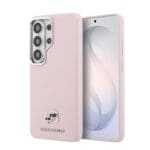 Karl Lagerfeld Grained PU Leather K&CH Heads Magnetic Pink Samsung Galaxy S26 Ultra Tok