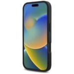 Karl Lagerfeld HC Grained PU Cardslot Metal Signature Black iPhone 16 Pro Tok