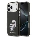 Karl Lagerfeld IML Aquarelle Karl and Choupette Black iPhone 17 Pro Tok