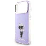 Karl Lagerfeld IML Aquarelle Karl & Choupette & Logo MagSafe Purple iPhone 17 Pro Max Tok