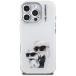Karl Lagerfeld IML Aquarelle Karl & Choupette & Logo White iPhone 16 Pro Max Tok