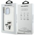 Karl Lagerfeld IML Aquarelle Karl & Choupette & Logo White iPhone 16 Pro Max Tok