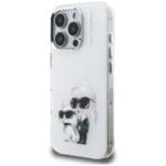 Karl Lagerfeld IML Aquarelle Karl & Choupette & Logo White iPhone 16 Pro Tok