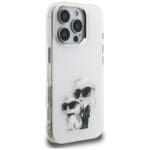 Karl Lagerfeld IML Aquarelle Karl & Choupette & Logo White iPhone 16 Pro Tok