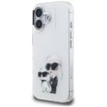 Karl Lagerfeld IML Aquarelle Karl & Choupette & Logo White iPhone 16 Tok