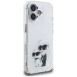 Karl Lagerfeld IML Aquarelle Karl & Choupette & Logo White iPhone 16 Tok
