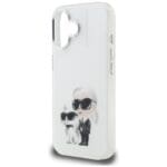 Karl Lagerfeld IML Aquarelle Karl & Choupette & Logo White iPhone 16 Tok