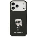 Karl Lagerfeld IML Aquarelle Karl & Logo MagSafe Black iPhone 17 Pro Max Tok